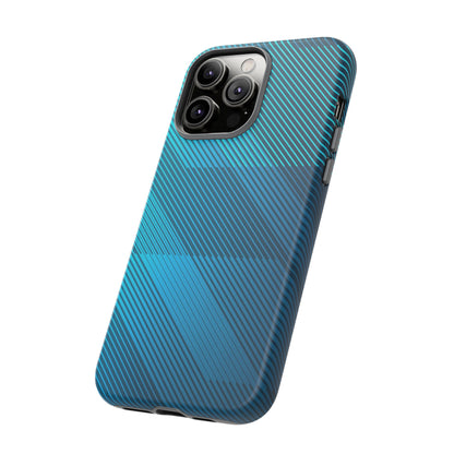 Blue Elegance: Tough Case for iPhone, Samsung Galaxy and Google Pixel devices