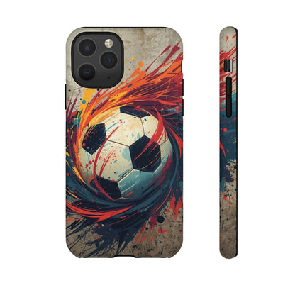 Football Swirl: Phone Case for iPhone, Samsung Galaxy and Google Pixel devices