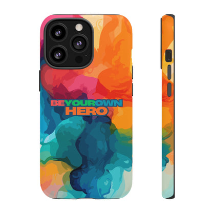 Be Your Own Hero: Inspiring Quote Phone Case for iPhone, Samsung Galaxy and Google Pixel