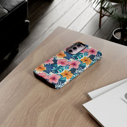 Hibiscus: Cute Floral Phone Case for iPhone, Samsung and Google Pixel