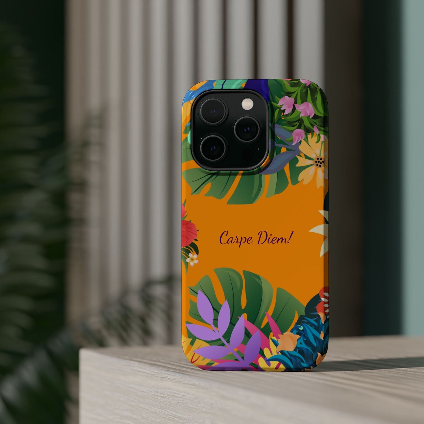 Carpe Diem: Colorful MagSafe Phone Case for iPhone