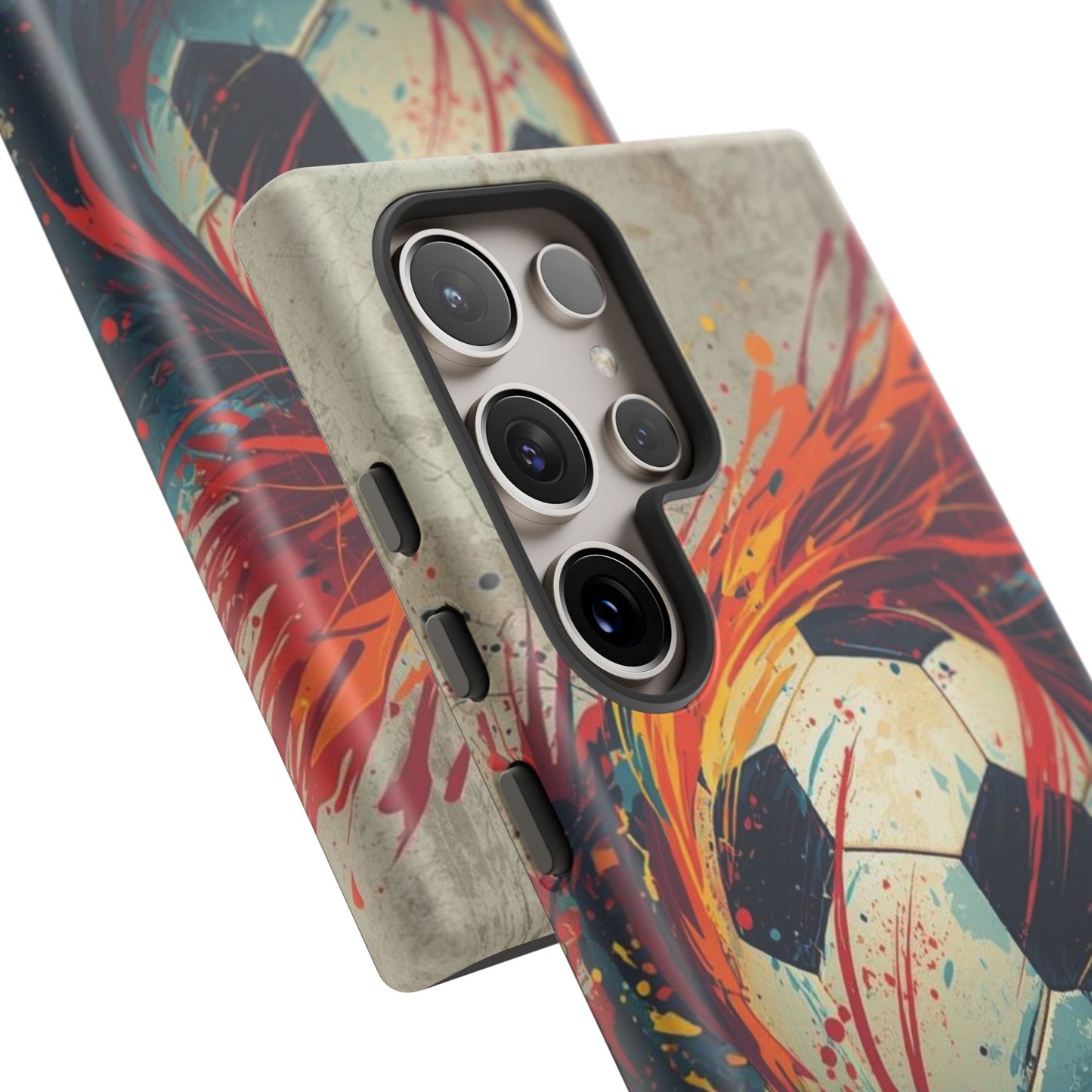 Football Swirl: Phone Case for iPhone, Samsung Galaxy and Google Pixel devices