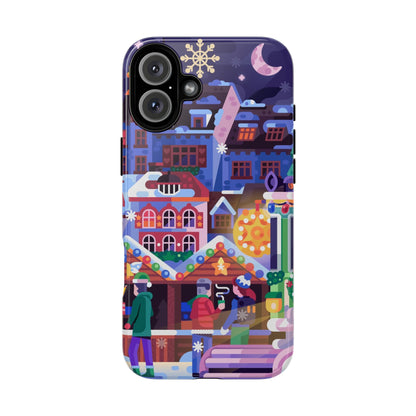 Christmas Fair in Old Town: Holiday-Themed case for iPhone, Samsung Galaxy and Google Pixel