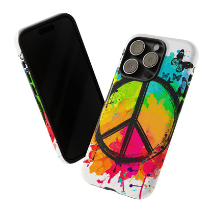 Peace Bloom: Inspiring Phone Case for iPhone and Samsung Galaxy
