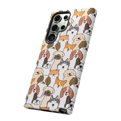 Cute Dogs Charm Phone Case for iPhone, Samsung Galaxy and Google Pixel devices
