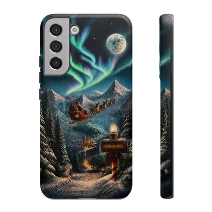 Santa Claus North Pole Adventure: Christmas Themed Phone Case for iPhone, Samsung Galaxy and Google Pixel devices