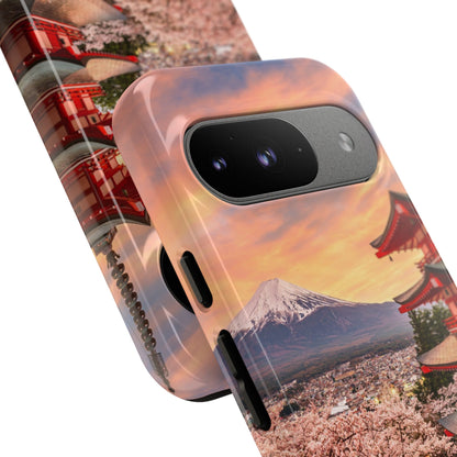 Mt. Fuji Sakura Dreams Phone Case for iPhone, Samsung Galaxy and Google Pixel devices