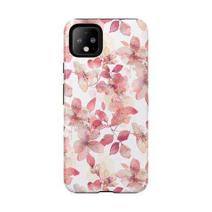 Watercolor Flowers: Tough Case for iPhone, Samsung Galaxy and Google Pixel devices