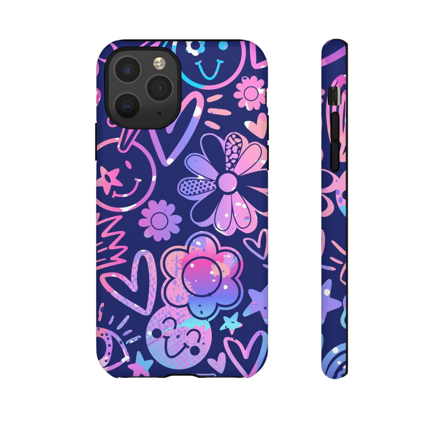 Live Inspired: Purple Tough Case for iPhone, Samsung Galaxy and Google Pixel devices