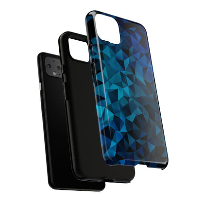 Blue Diamonds: Phone Case with Elegant Prints for iPhone, Samsung Galaxy and Google Pixel devices