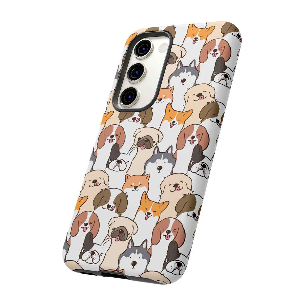 Cute Dogs Charm Phone Case for iPhone, Samsung Galaxy and Google Pixel devices