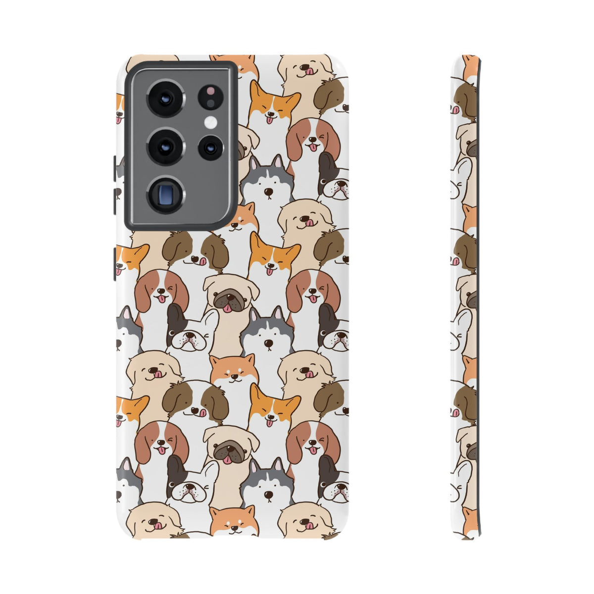 Cute Dogs Charm Phone Case for iPhone, Samsung Galaxy and Google Pixel devices