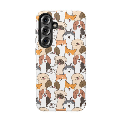 Cute Dogs Charm Phone Case for iPhone, Samsung Galaxy and Google Pixel devices