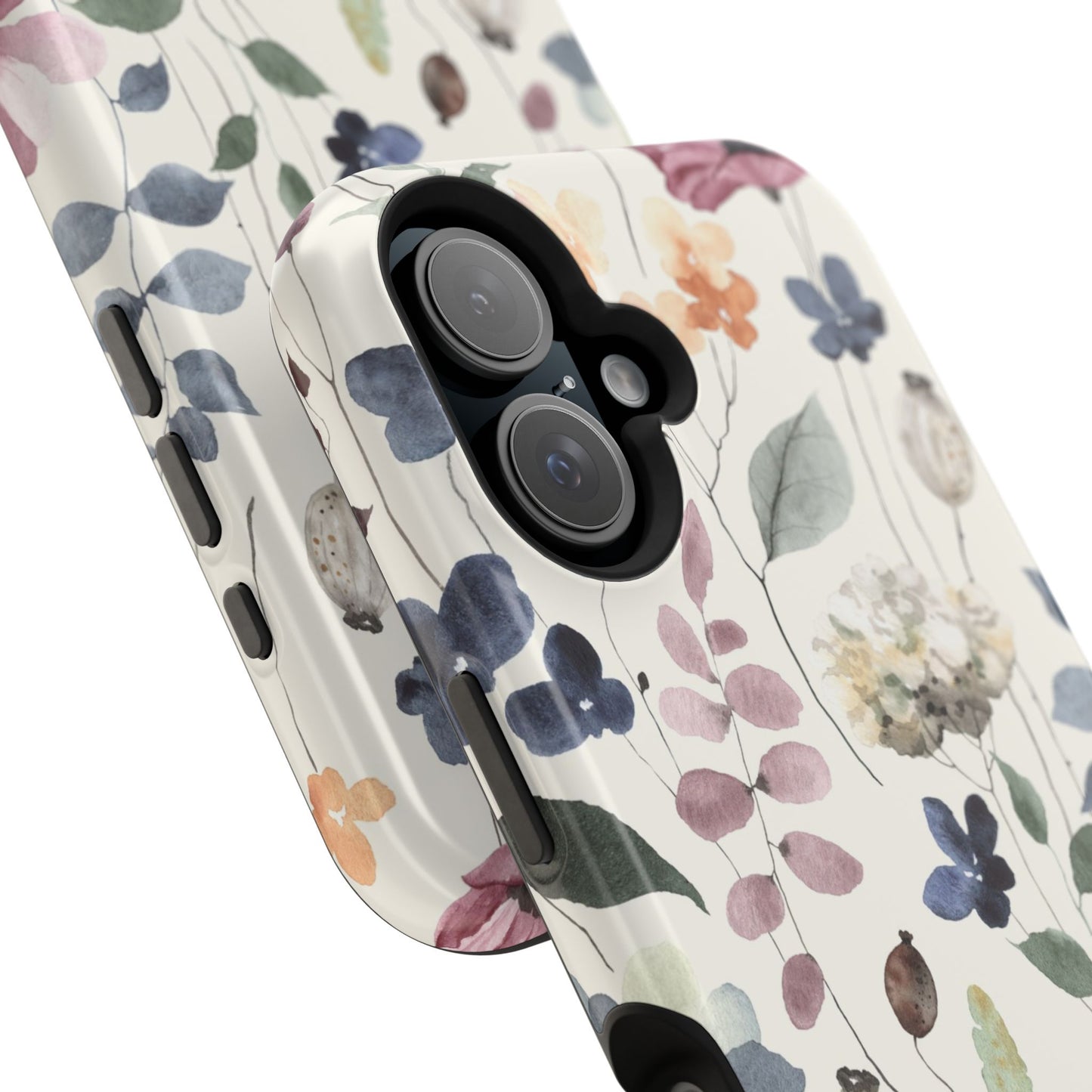 Floral prints phone case for iPhone (MagSafe version)
