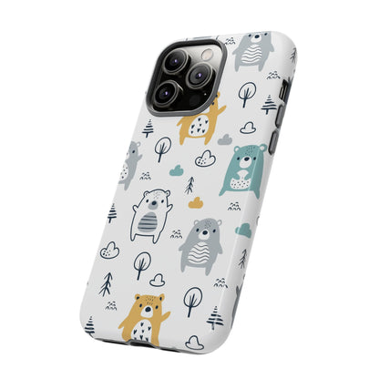 Bear Friends: Cute Phone Case for iPhone, Samsung Galaxy and Google Pixel devices