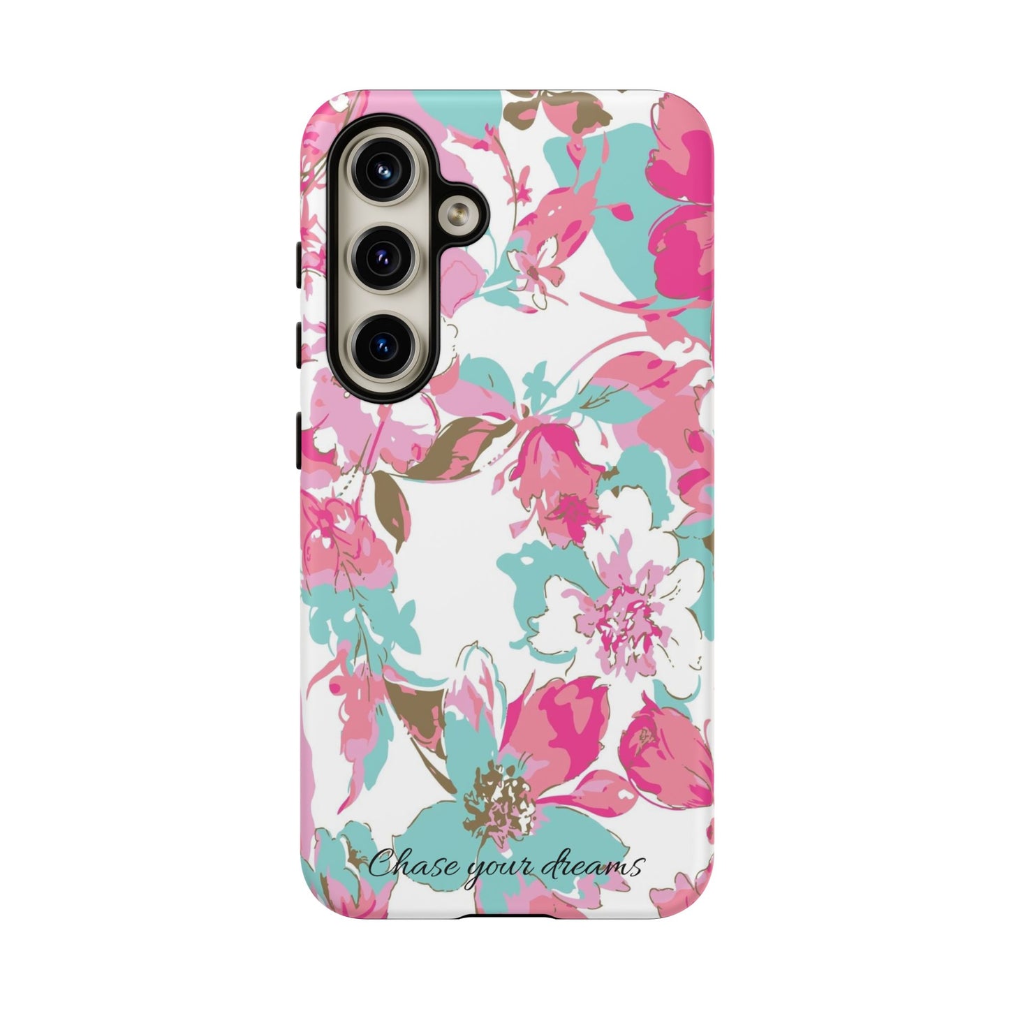 Chase your dreams: Artistic and elegant phone case for Apple iPhone, Samsung Galaxy and Pixel devices
