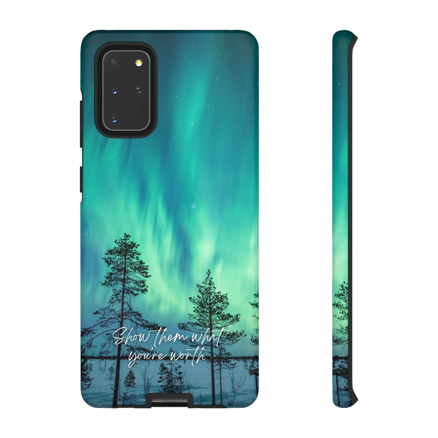 Show them what you're worth: Aurora borealis-inspired phone case for iPhone, Galaxy and Pixel devices