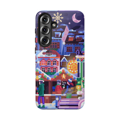 Christmas Fair in Old Town: Holiday-Themed case for iPhone, Samsung Galaxy and Google Pixel