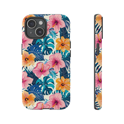 Hibiscus Bloom: Cute Floral Phone Case for iPhone, Samsung and Google Pixel