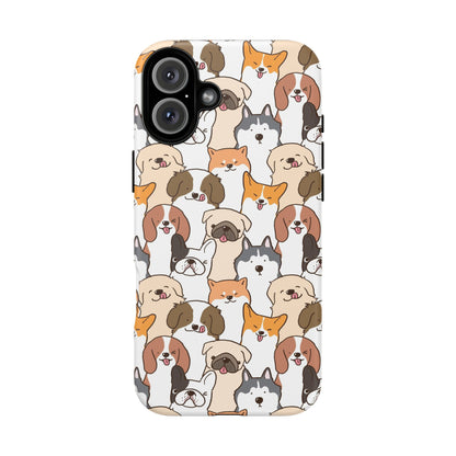 Cute Dogs Charm Phone Case for iPhone, Samsung Galaxy and Google Pixel devices