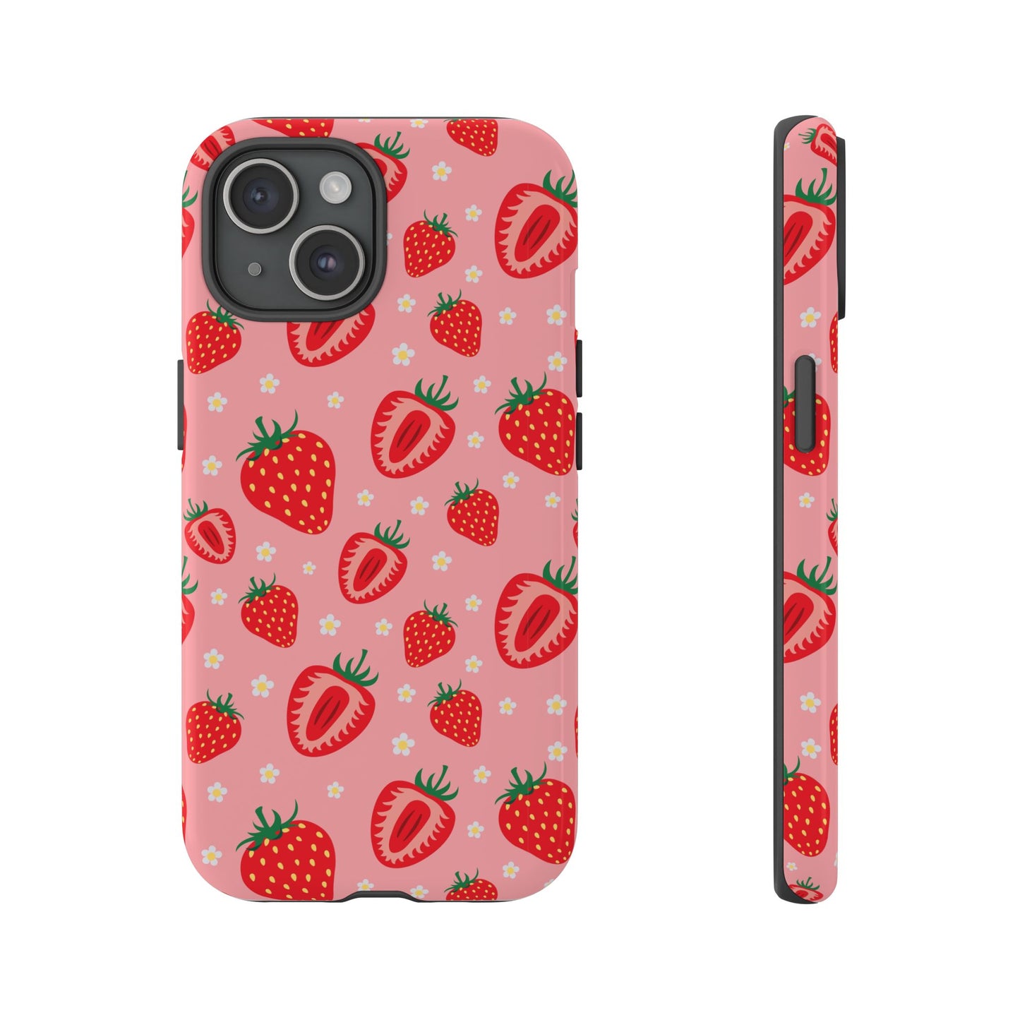Berry Strawberry: Fruit-inspired phone case for iPhone, Samsung Galaxy and Google Pixel devices