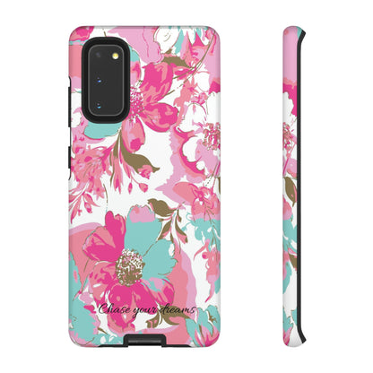 Chase your dreams: Artistic and elegant phone case for Apple iPhone, Samsung Galaxy and Pixel devices