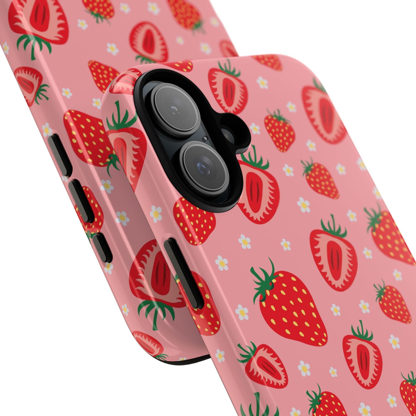 Berry Strawberry: Fruit-inspired phone case for iPhone, Samsung Galaxy and Google Pixel devices