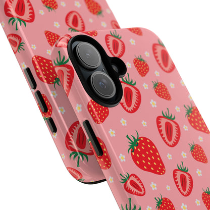 Berry Strawberry: Fruit-inspired phone case for iPhone, Samsung Galaxy and Google Pixel devices