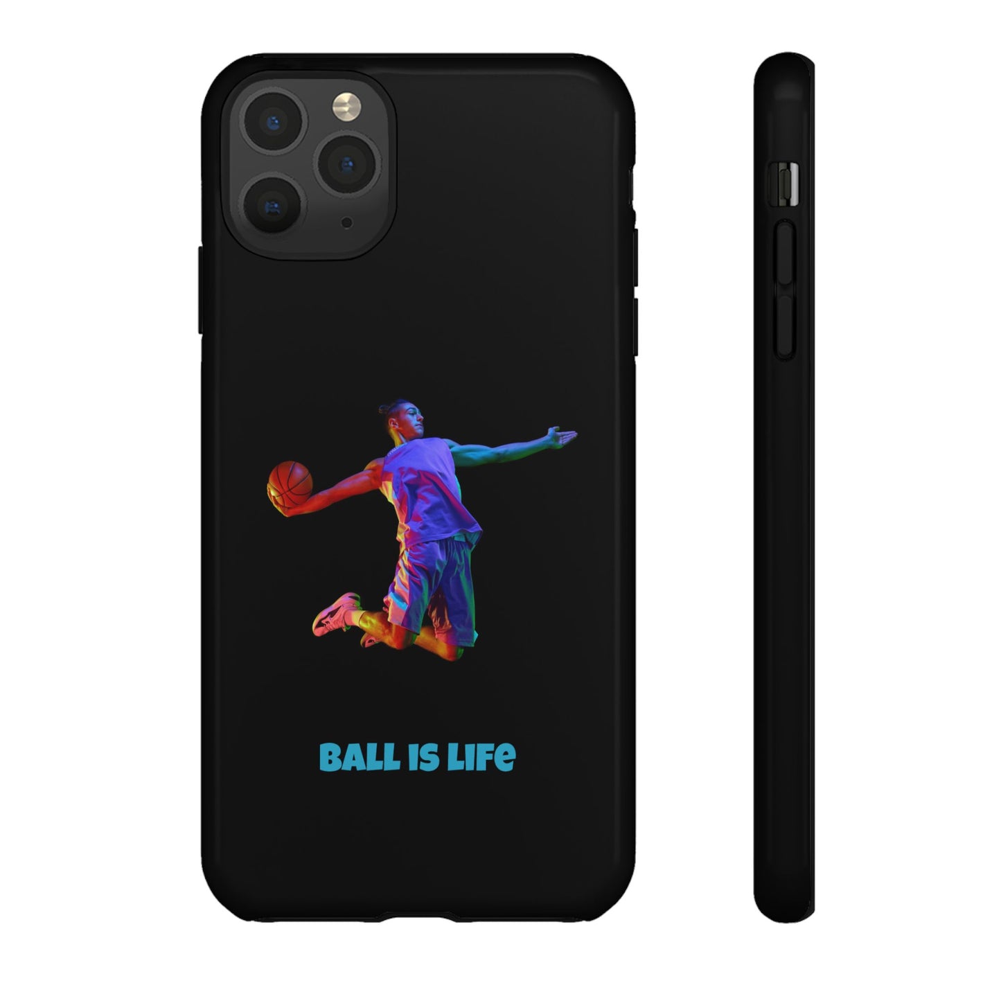 Ball is Life: Basketball Inspired Phone Case for iPhone, Samsung Galaxy and Pixel Devices