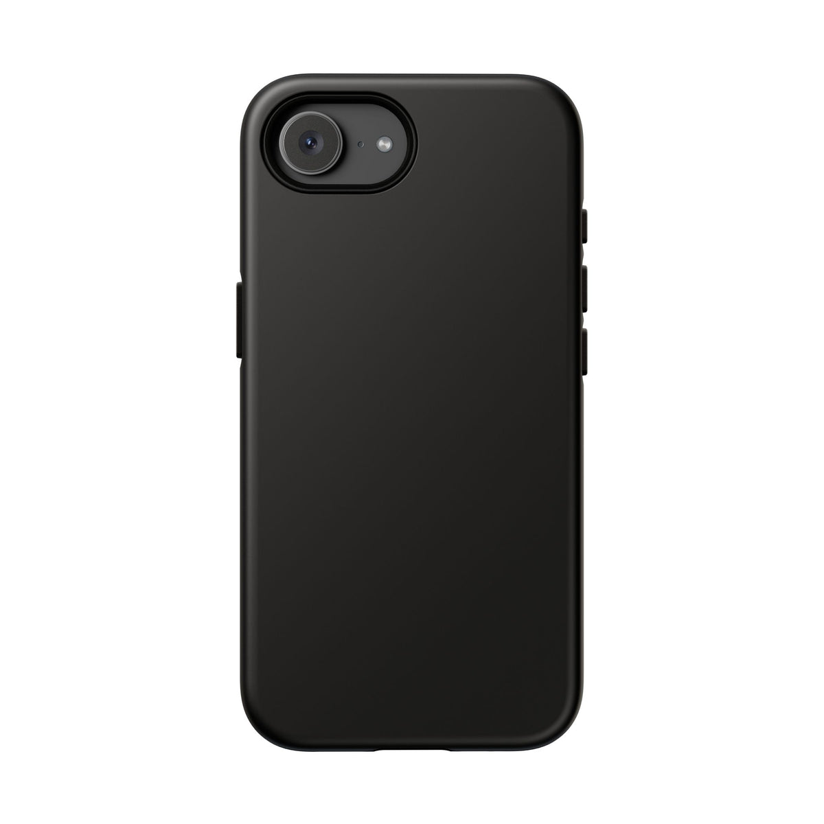 Space Black: Pure black phone case for iPhone, Samsung Galaxy and Google Pixel devices