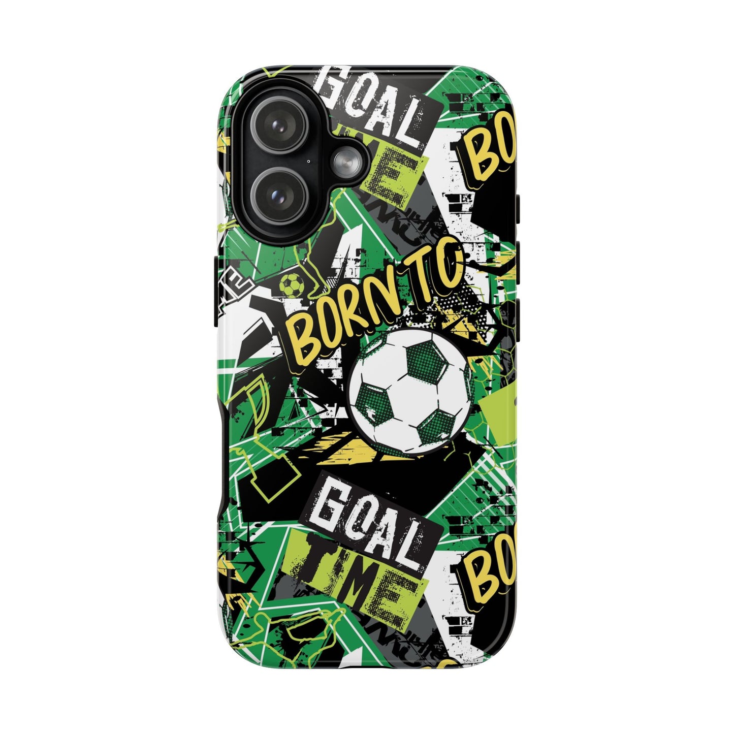 Born to Goal: Football-inspired phone case for iPhone and Samsung Galaxy