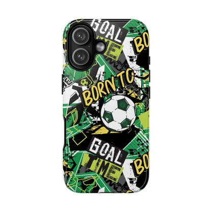 Born to Goal: Football-inspired phone case for iPhone and Samsung Galaxy