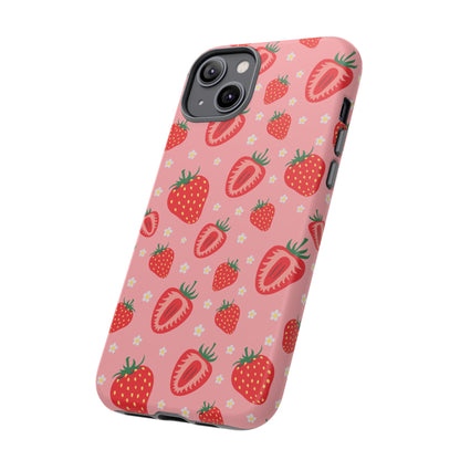 Berry Strawberry: Fruit-inspired phone case for iPhone, Samsung Galaxy and Google Pixel devices