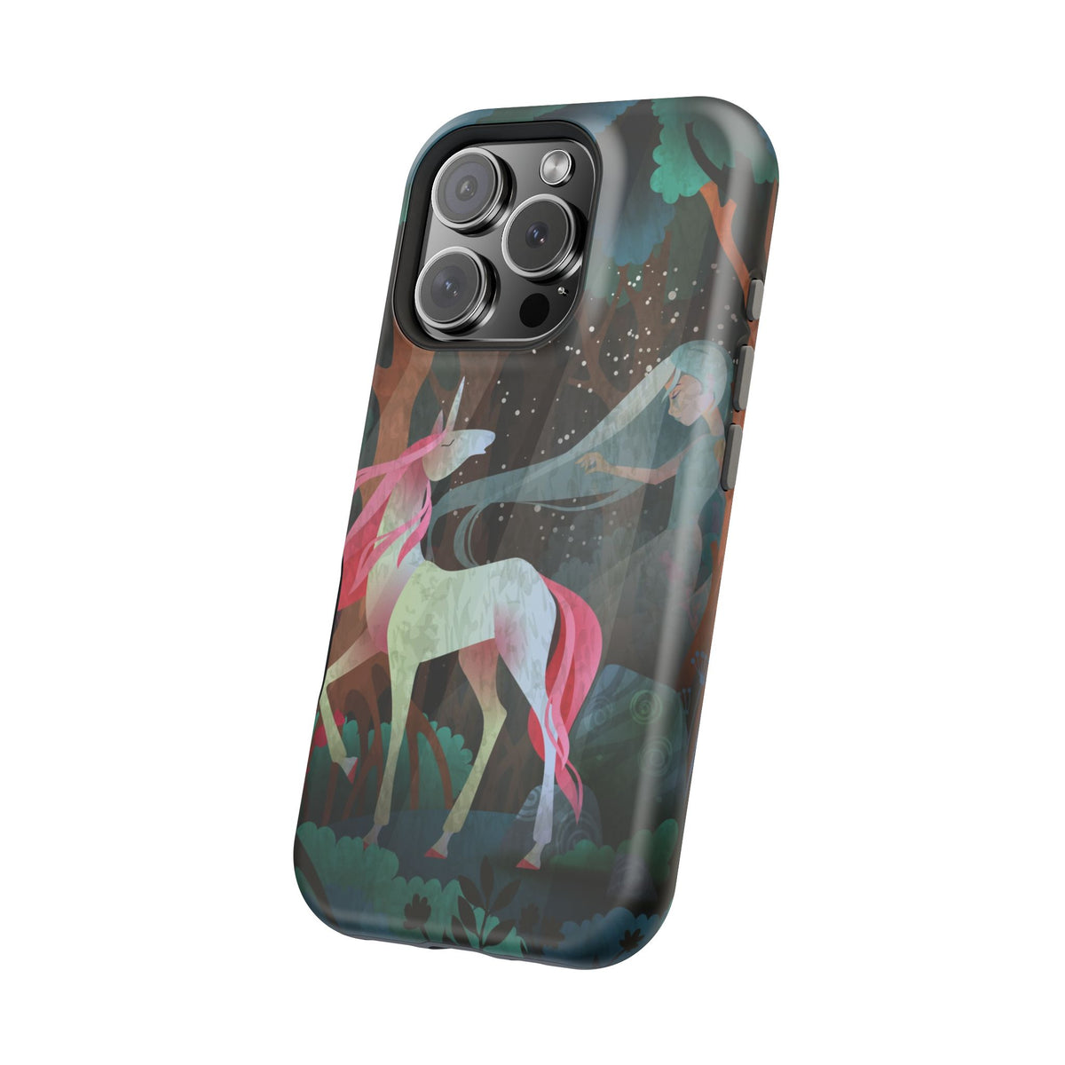 Fairy & Unicorn: Enchanted MagSafe Phone Case for iPhone