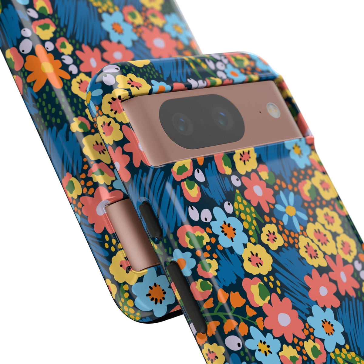 Bloom Burst: Color and Joy Themed Phone Case for iPhone, Samsung Galaxy and Google Pixel devices