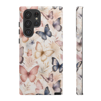Butterfly Pastels Phone Case: Tough Case for iPhone and Samsung Galaxy devices