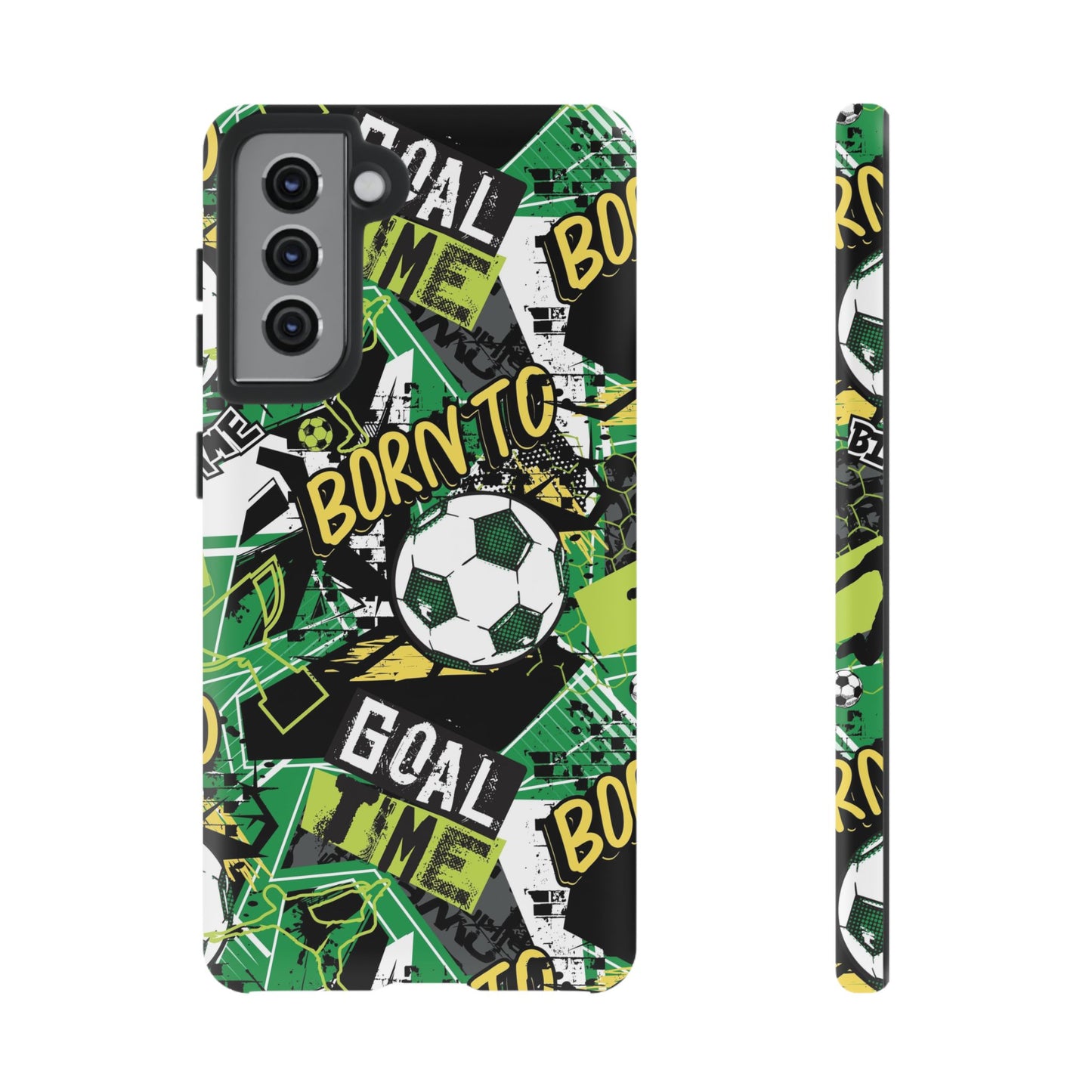 Born to Goal: Football-inspired phone case for iPhone and Samsung Galaxy