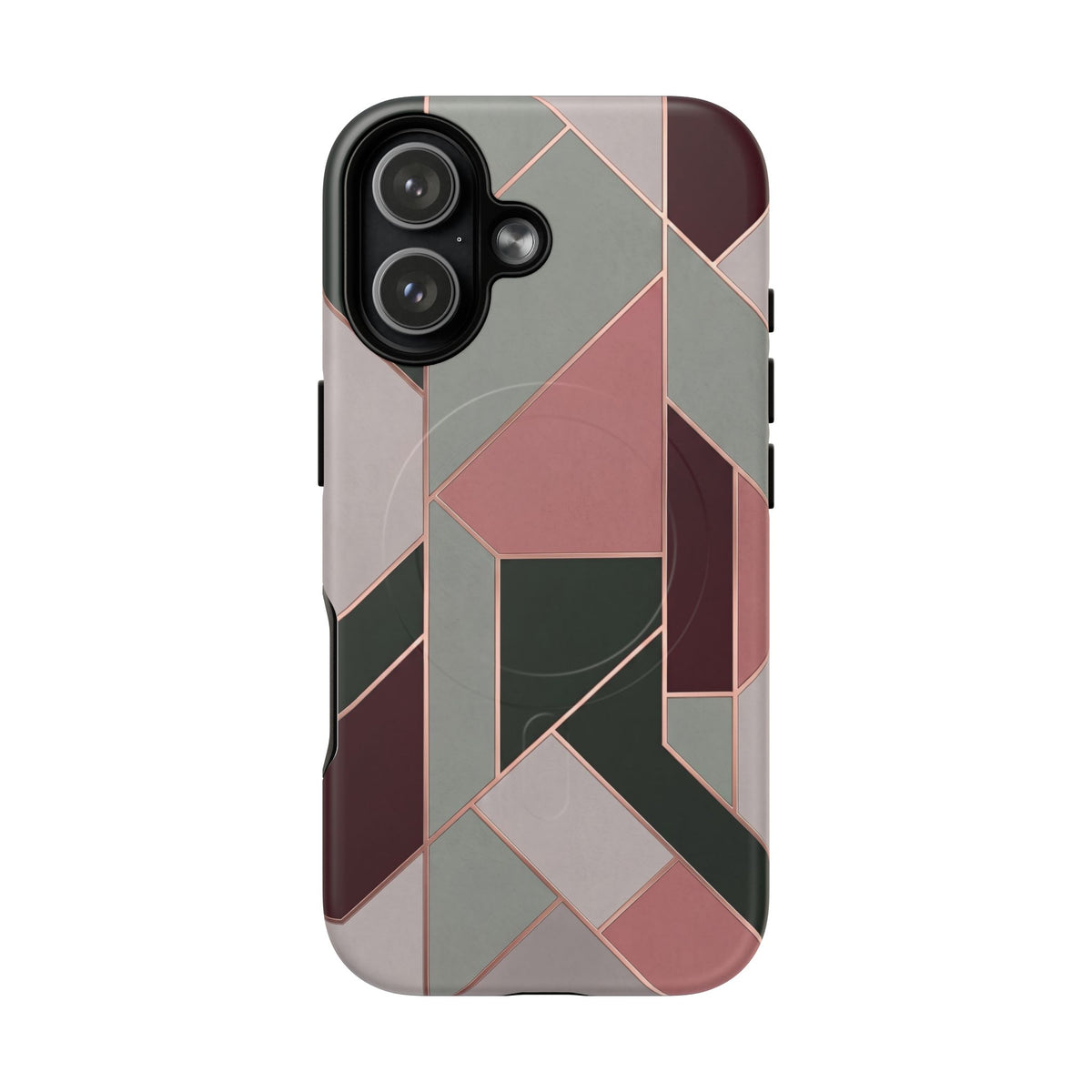Geometric Luxe MagSafe Phone Case for iPhone