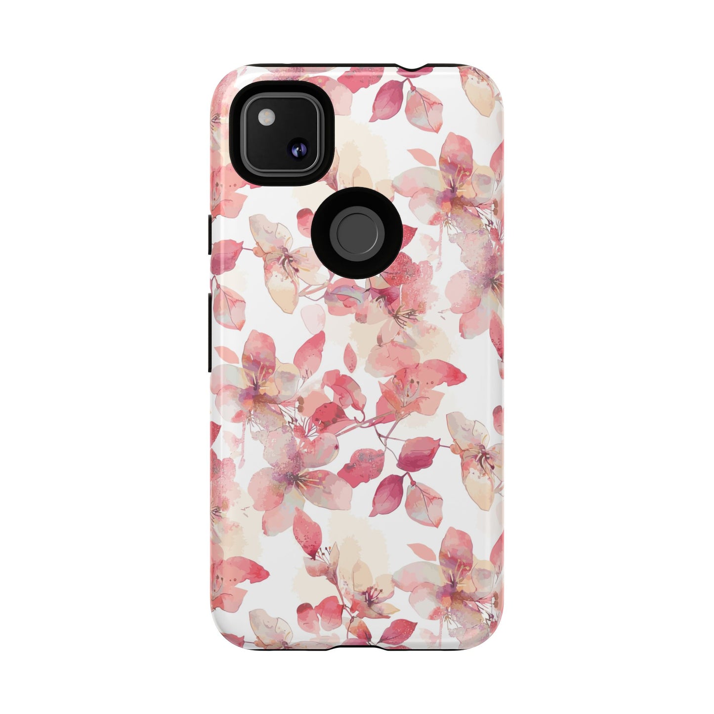 Watercolor Flowers: Tough Case for iPhone, Samsung Galaxy and Google Pixel devices