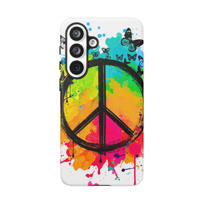 Peace Bloom: Inspiring Phone Case for iPhone and Samsung Galaxy