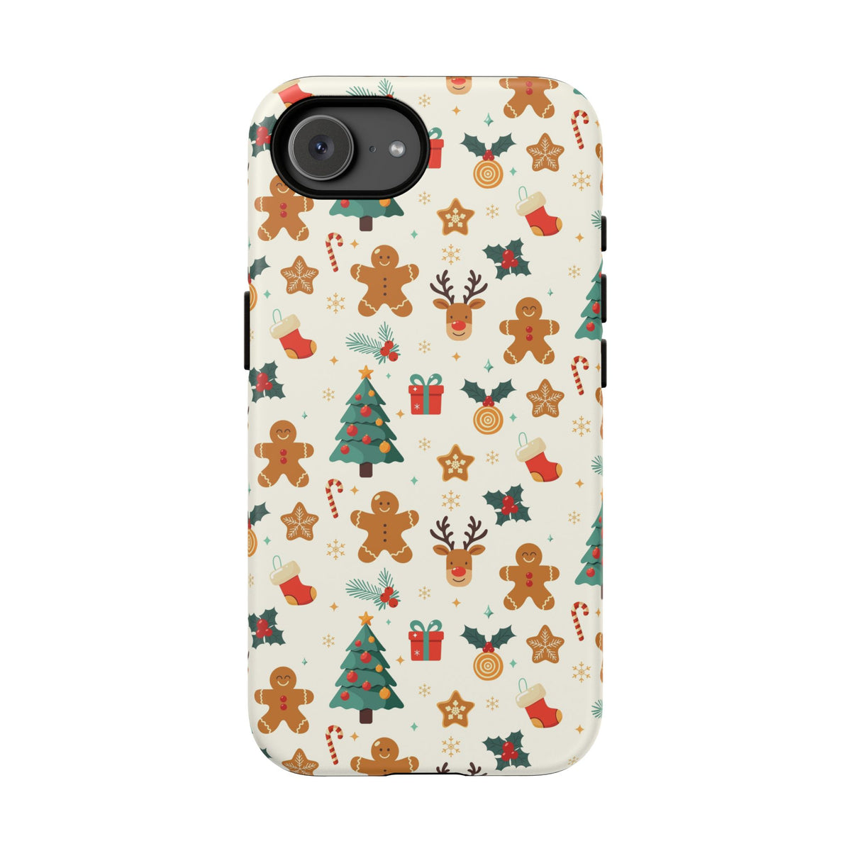 Gingerbread Holidays: Xmas-themed phone case for iPhone, Samsung and Google Pixel