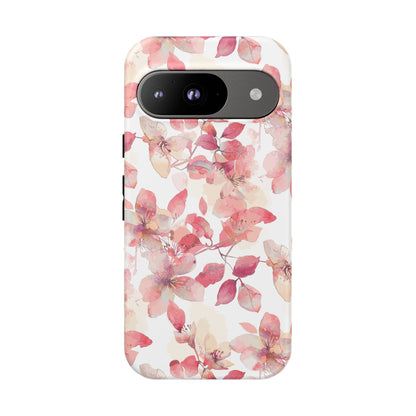 Watercolor Flowers: Tough Case for iPhone, Samsung Galaxy and Google Pixel devices