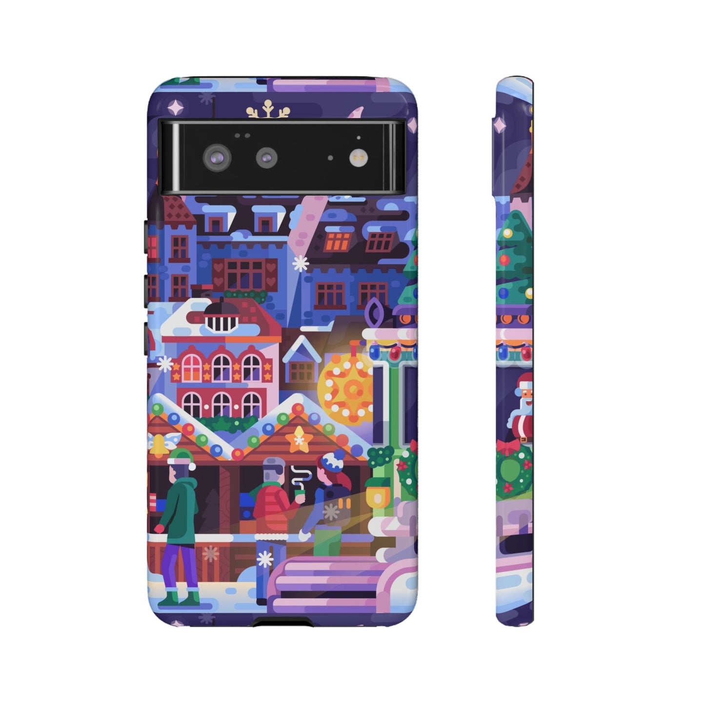 Christmas fair in Old Town: Holiday-Themed case for iPhone, Samsung Galaxy and Google Pixel
