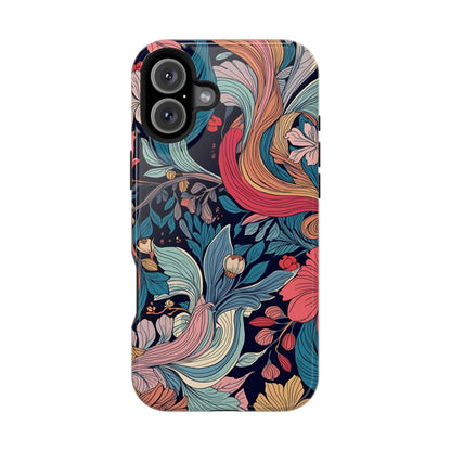 Floral Charm (MagSafe version): Fashion Phone Case for iPhone