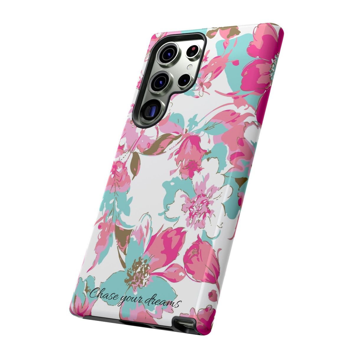 Chase your dreams: Artistic and elegant phone case for Apple iPhone, Samsung Galaxy and Pixel devices