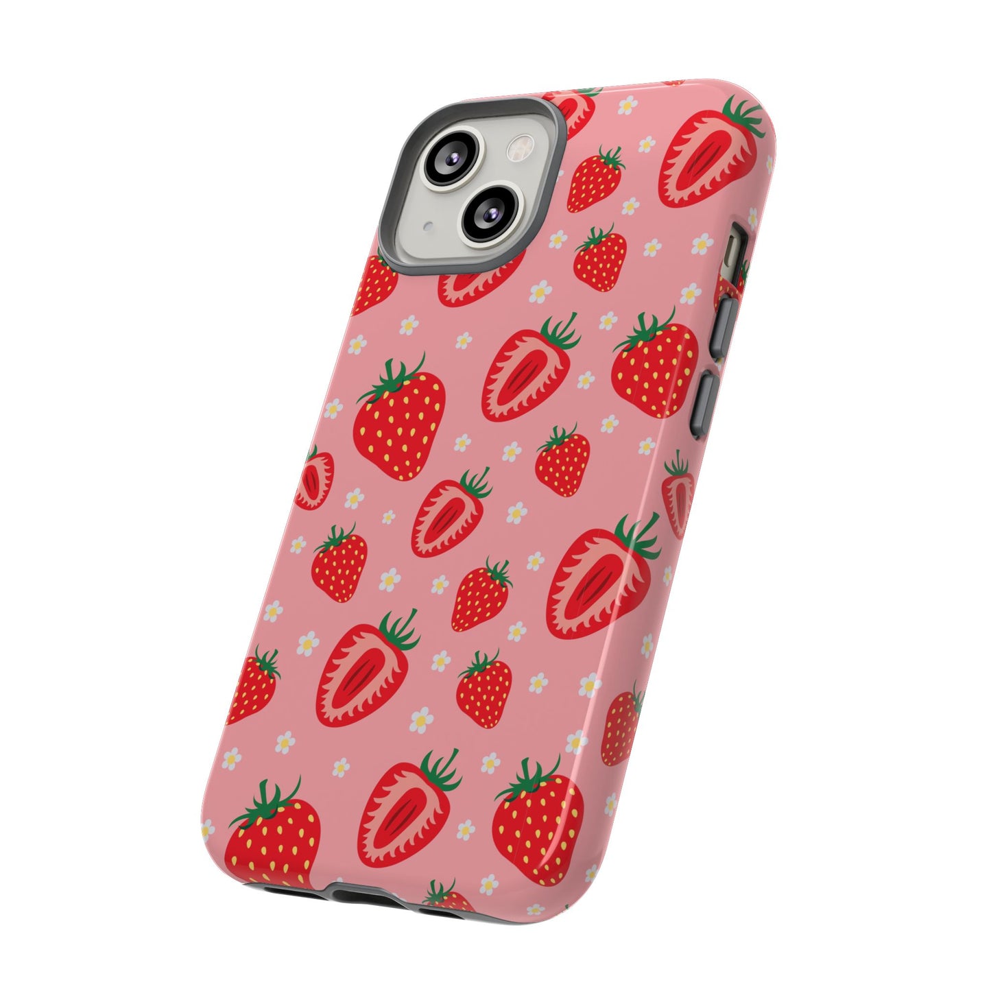 Berry Strawberry: Fruit-inspired phone case for iPhone, Samsung Galaxy and Google Pixel devices