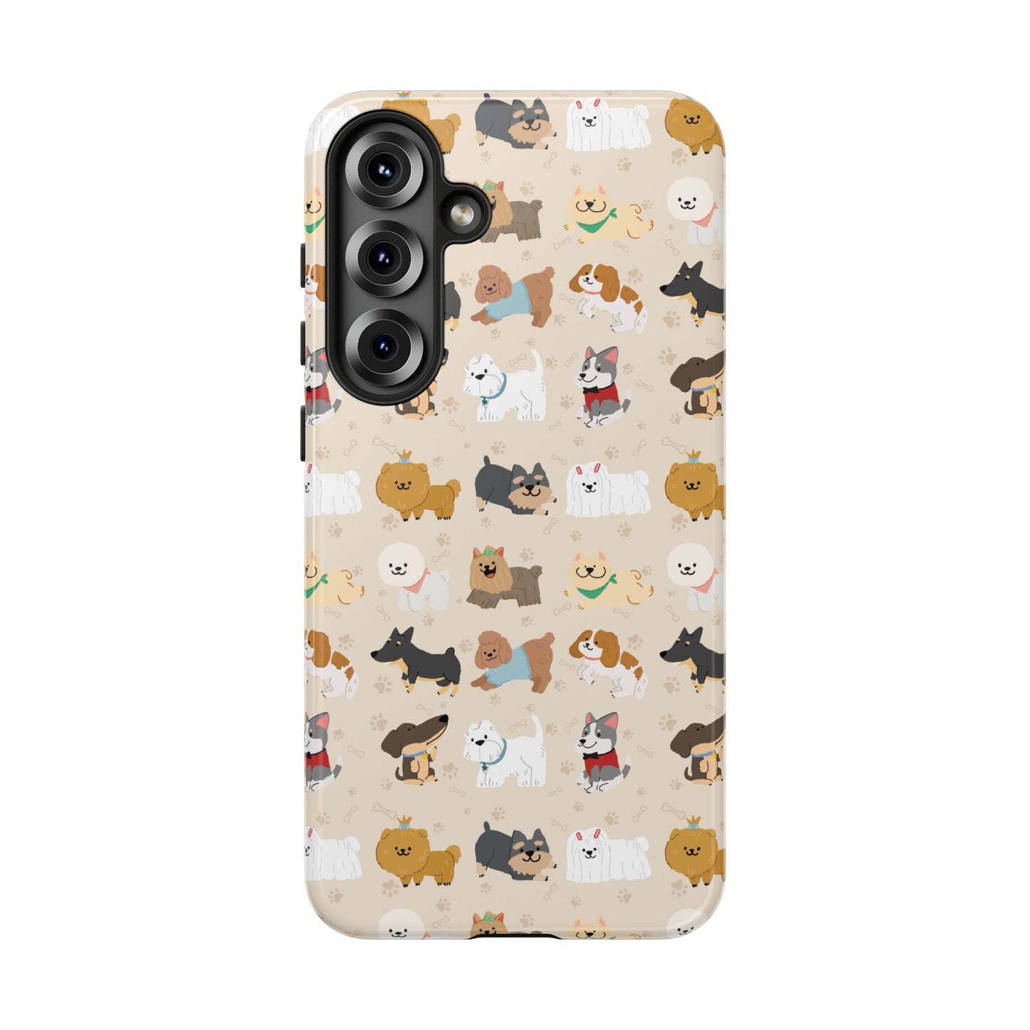 Cute Dogs: Tough Case for iPhone, Samsung Galaxy and Google Pixel devices