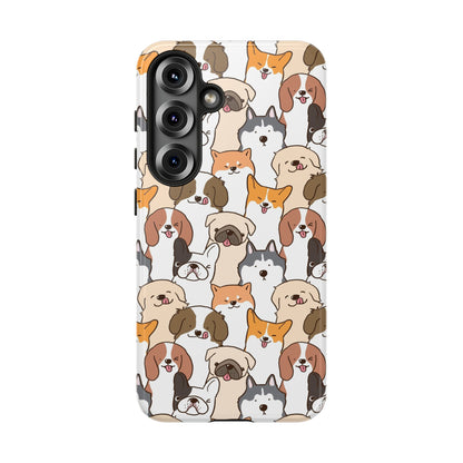 Cute Dogs Charm Phone Case for iPhone, Samsung Galaxy and Google Pixel devices