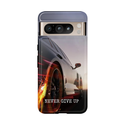 Never Give Up v2: Tough Case for iPhone, Samsung Galaxy and Google Pixel