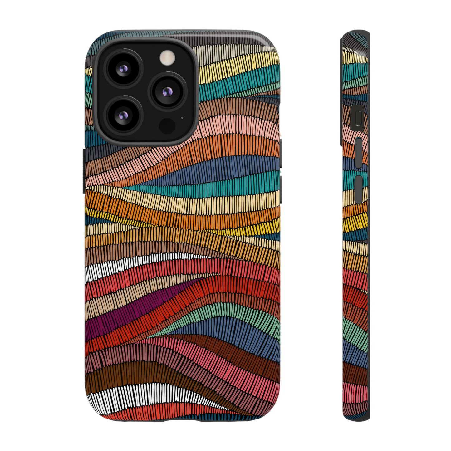 Threaded Harmony: Tapestry-inspired Phone Case for iPhone, Samsung Galaxy and Google Pixel devices